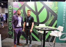 After just a couple of hours, Eric Levesque and Cameron Forrester already had lots of interest at the Cultivatd booth